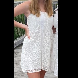 White Lace Dress, Perfect for the beach or a graduation